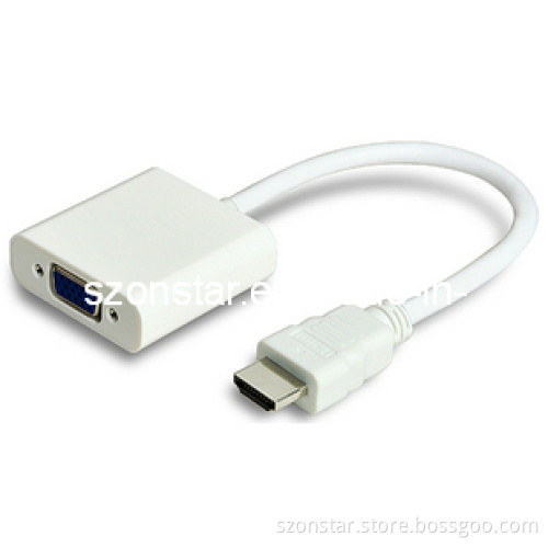 2014 Cheap HDMI to VGA Converter Cable Manufacturer